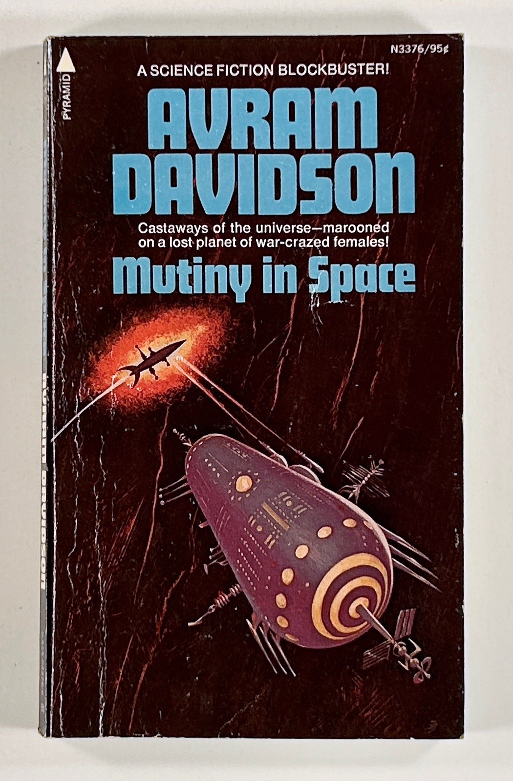 1974 Avram Davidson MUTINY IN SPACE Ace science fiction PB #N3376 space opera {c