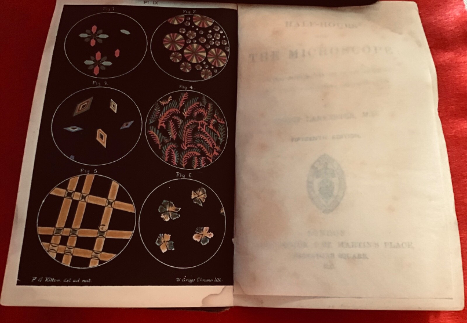 Half Hours With the Microscope 15th edition Dr. Lankester, MD