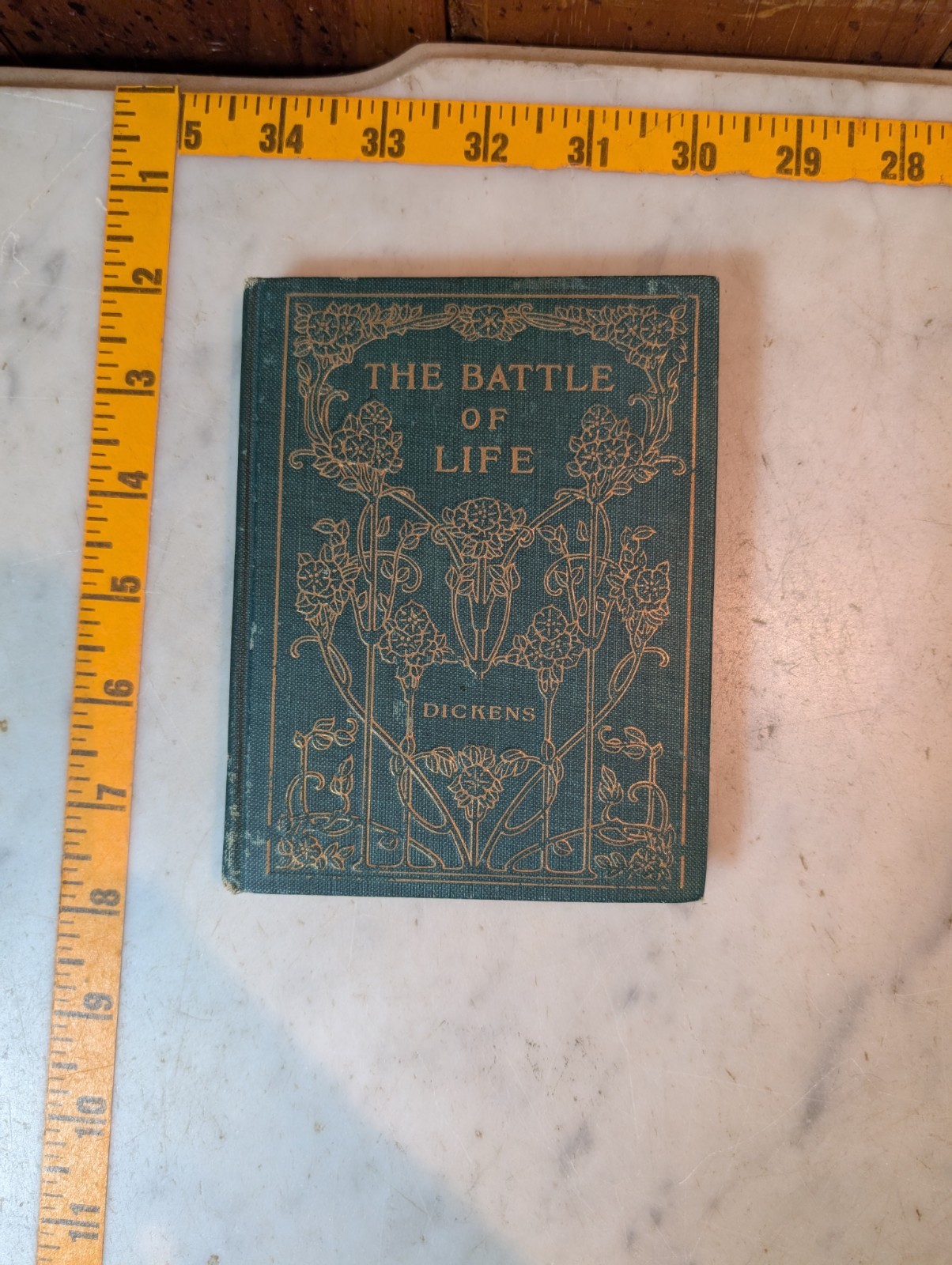 Antique The Battle Of Life Charles Dickens – Christmas Stories 1890+ HC Altemus