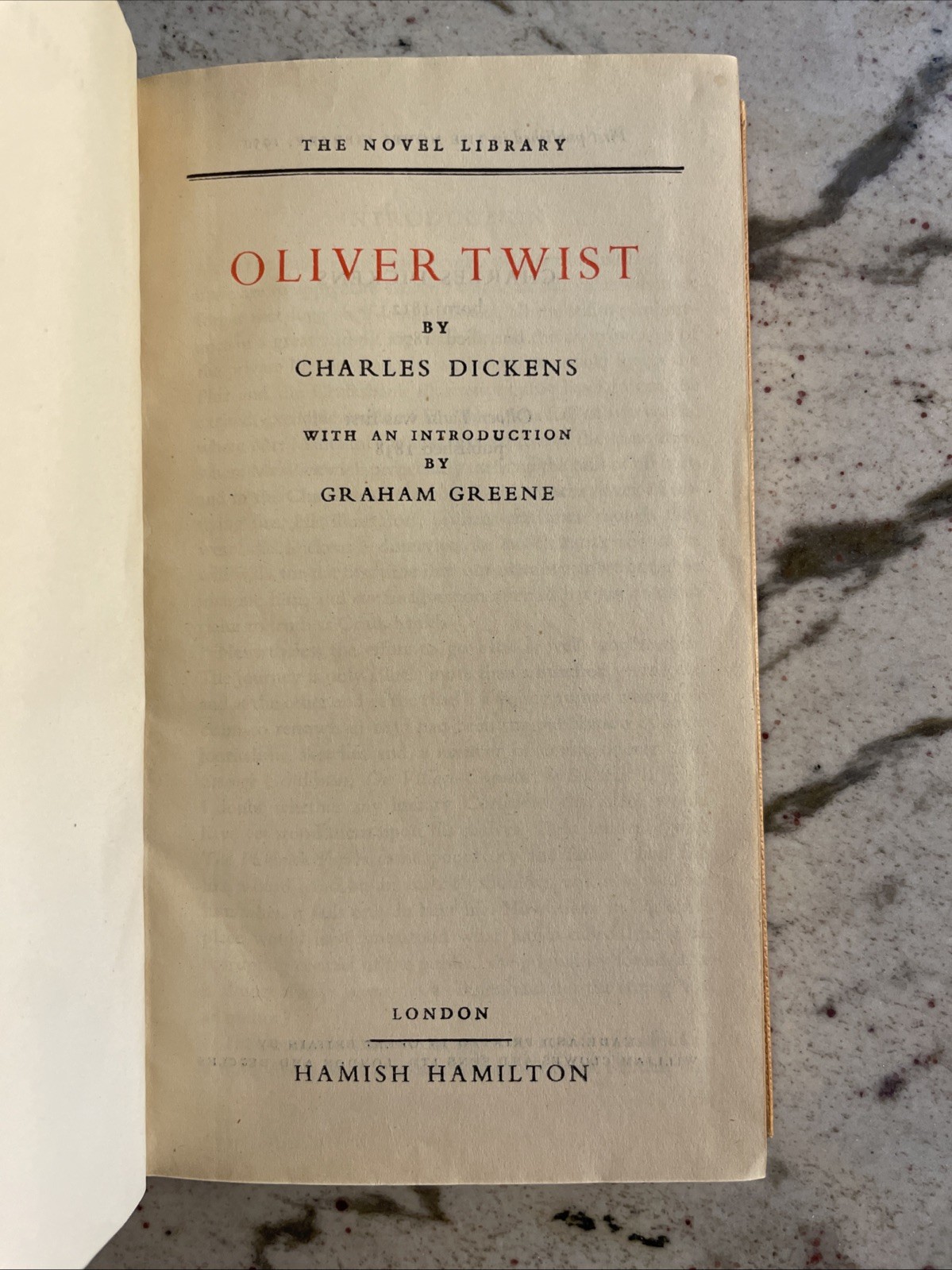 Vintage Oliver Twist by Charles Dickens Novel Library Hamish Hamilton 1950