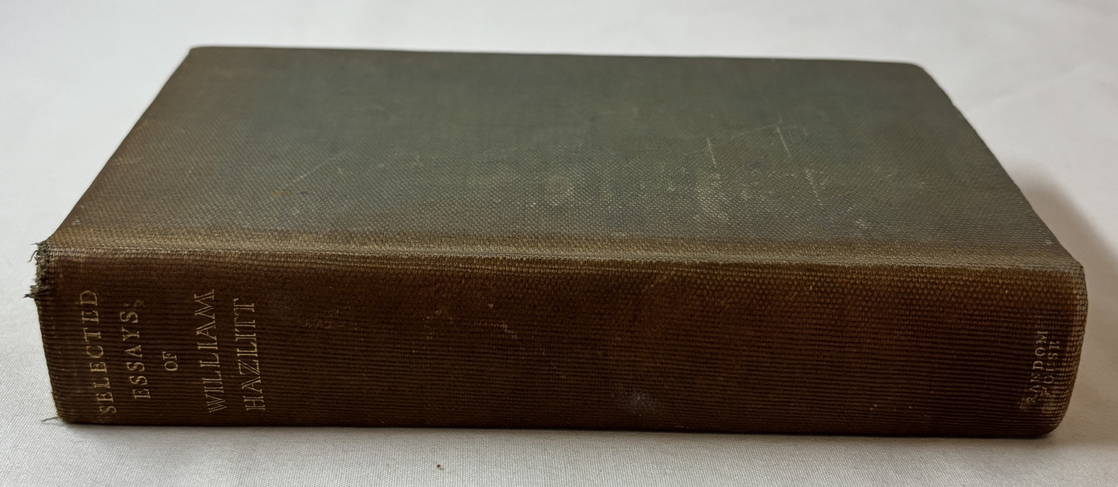 1930 hc ~ Geoffrey Keynes ed. SELECTED ESSAYS OF WILLIAM HAZLITT