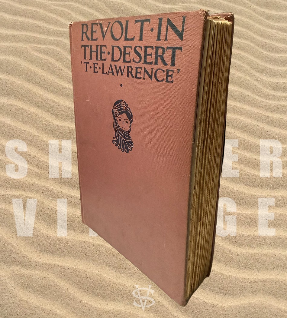 Revolt in the Desert – T.E. Lawrence 1927 First Printing George H. Doran Co MAP