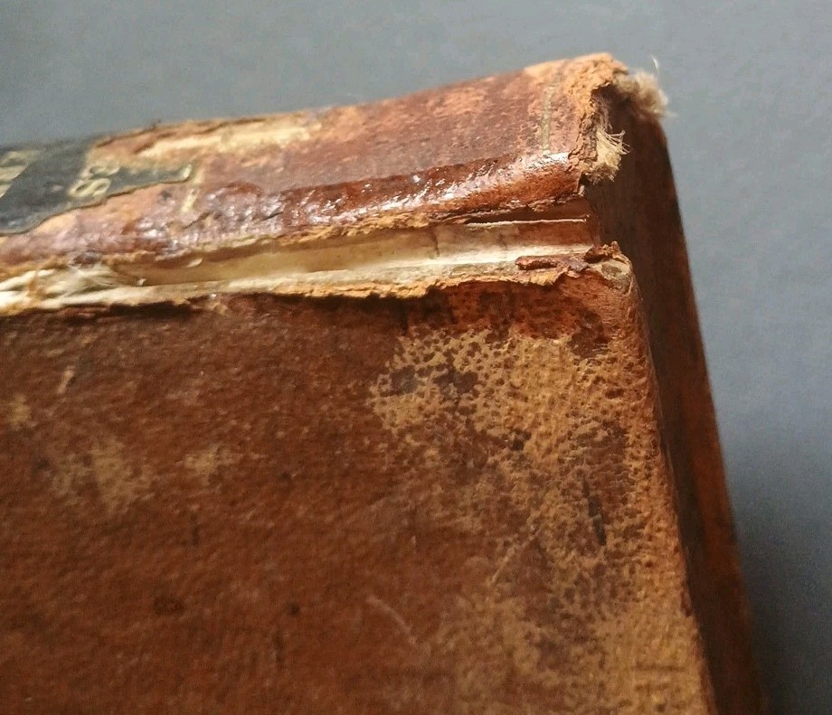 „Elementary Algebra“ by Charles Davies, 1857 HC Schoolbook Textbook Mathematics