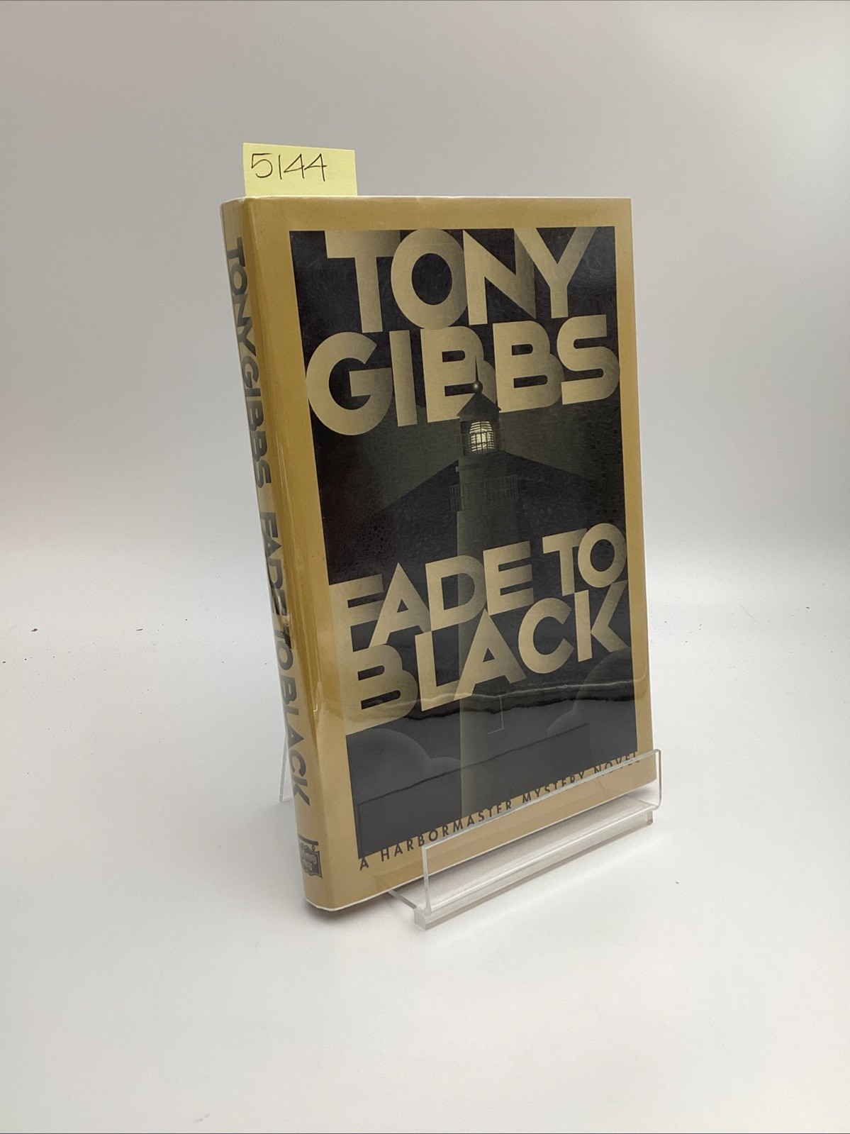 Fade To Black 1st Ed Tony Gibbs The Mysterious Press Warner Books Mystery
