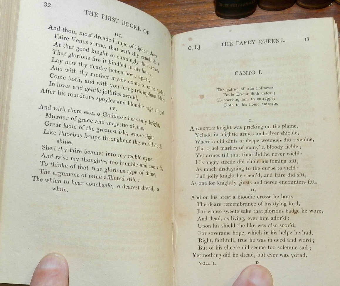 Poetical Works of Edmund Spenser, 6V Fine Bndg Engravings. Thomas Davison 1810