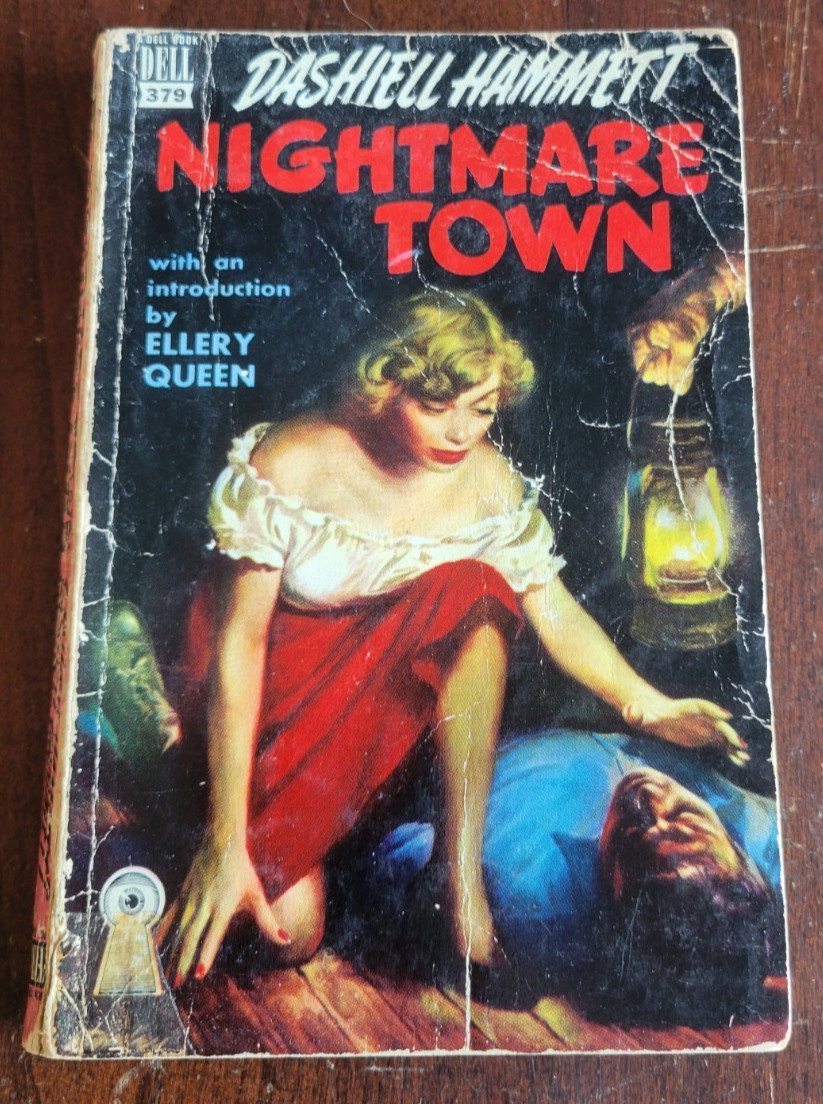 Nightmare Town – Dashiell Hammett – 1948 Dell PB Mapback Pulp Mystery