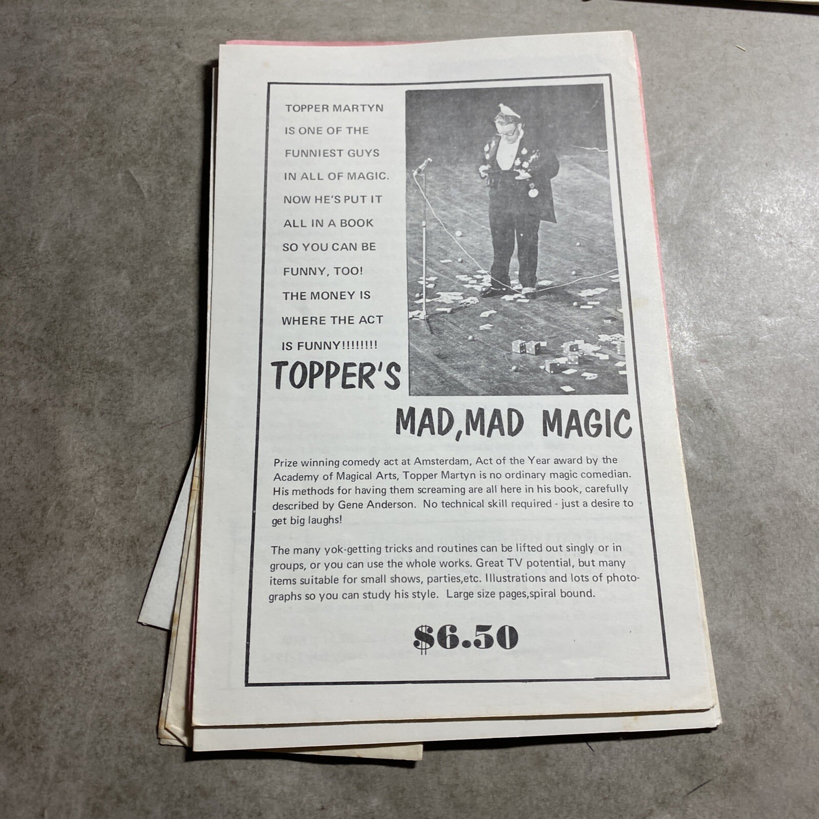 Magic History: Assorted Lot of 13 Volumes + Newspaper Clippings & More / FTH