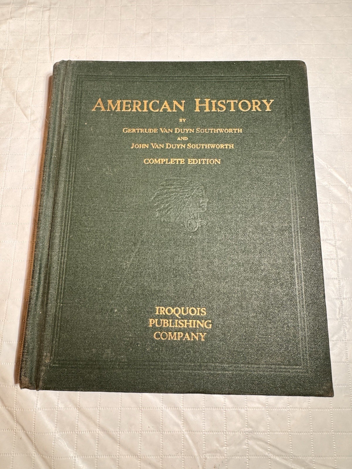 Iroquois Publishing Southworth American History Illustrated Hardcover 1933