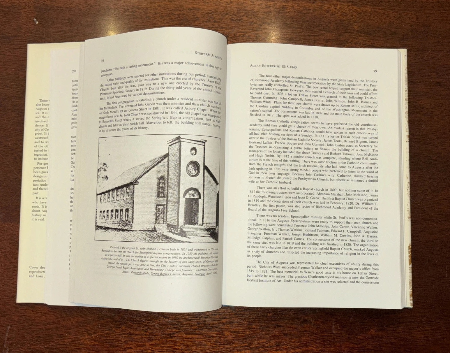 Augusta, Georgia Illustraed History by Cashin 1980~Excellent Condition~