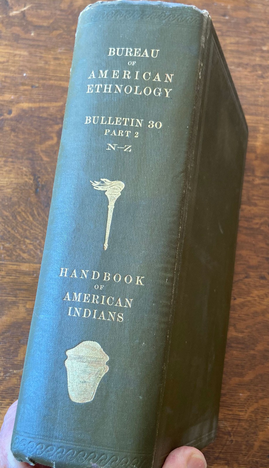 Bureau American Ethnology Handbook American Indians Part 2 N-Z HB 1910 Vintage