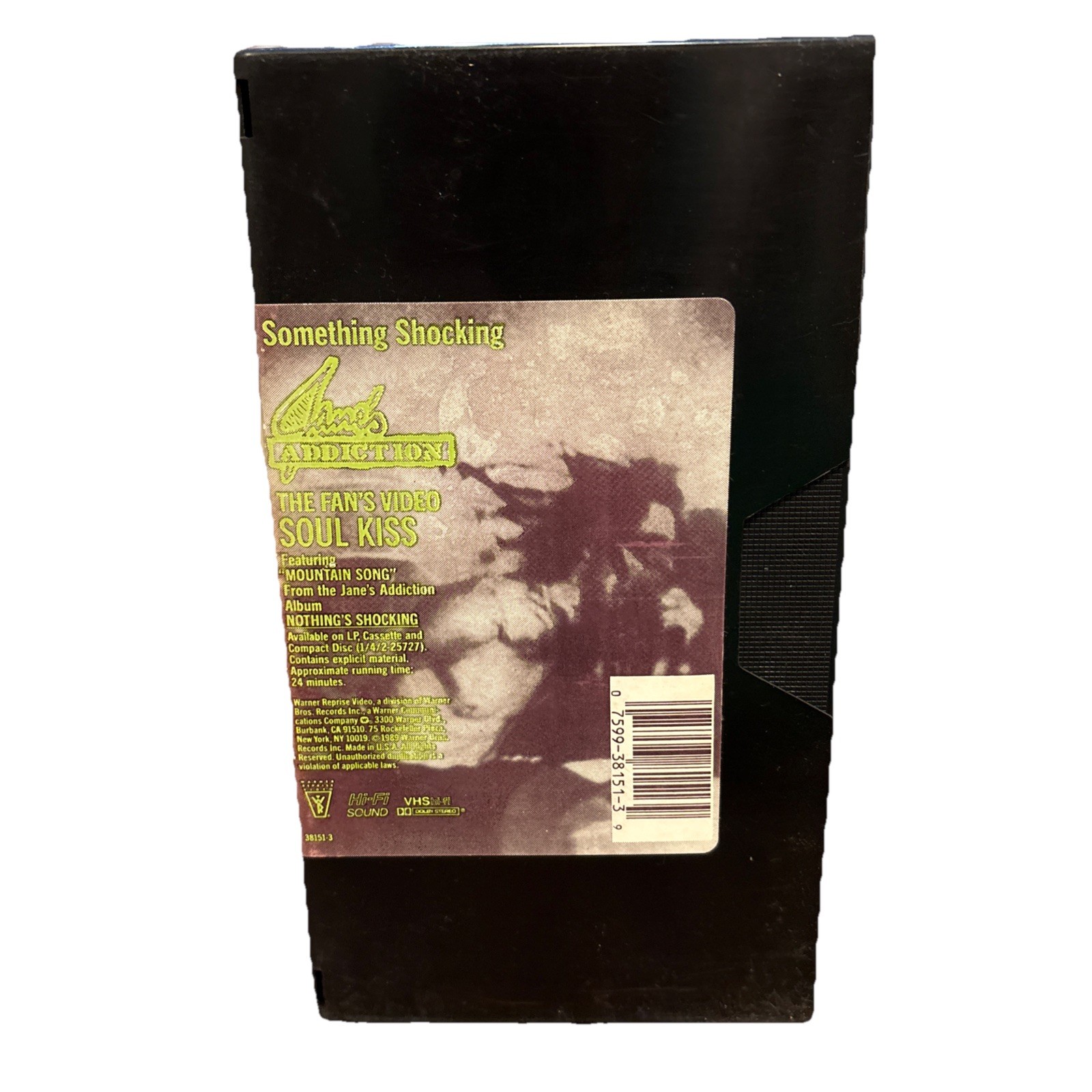 Soul Kiss, Featuring Mountain Song; Jane’s Addiction [VHS] 1989