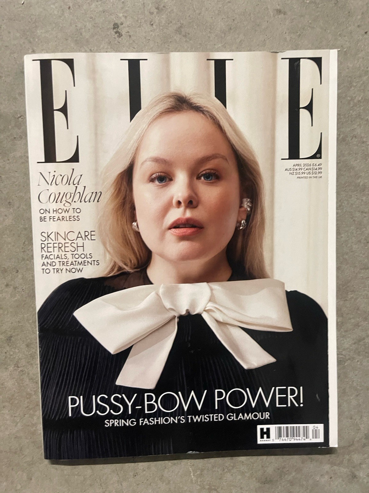 2x Elle UK (BRITISH) MAGAZINE-APRIL 2026-SPRING FASHION-NICOLA COUGHLAN New