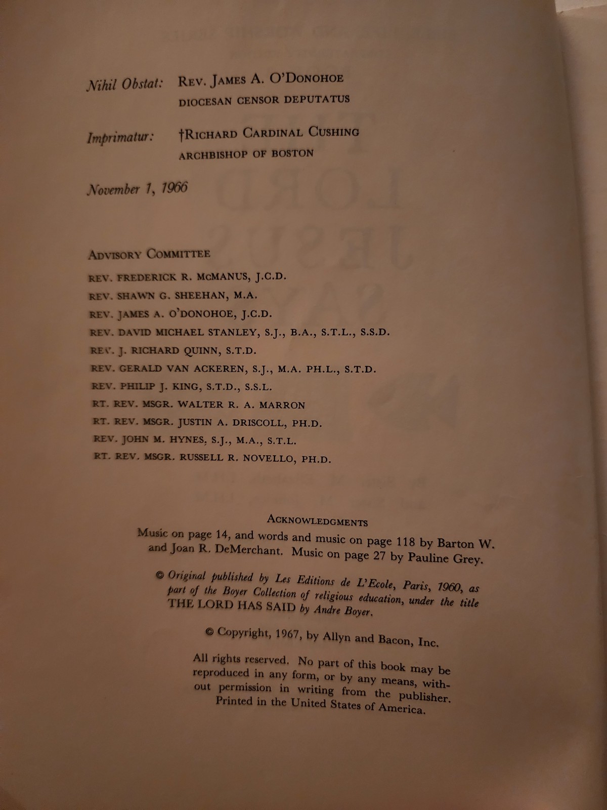 Vintage 1967″The Lord Jesus Says“ By Sisters Elizabeth And Johnice And Andre…