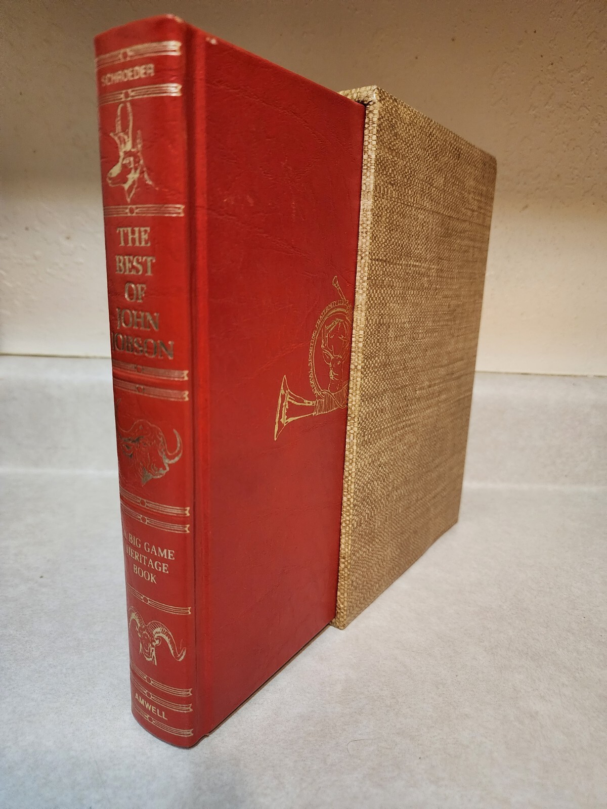 BEST JOHN JOBSON Schroeder AMWELL PRESS Signed Limited Edition AFRICAN HUNTING