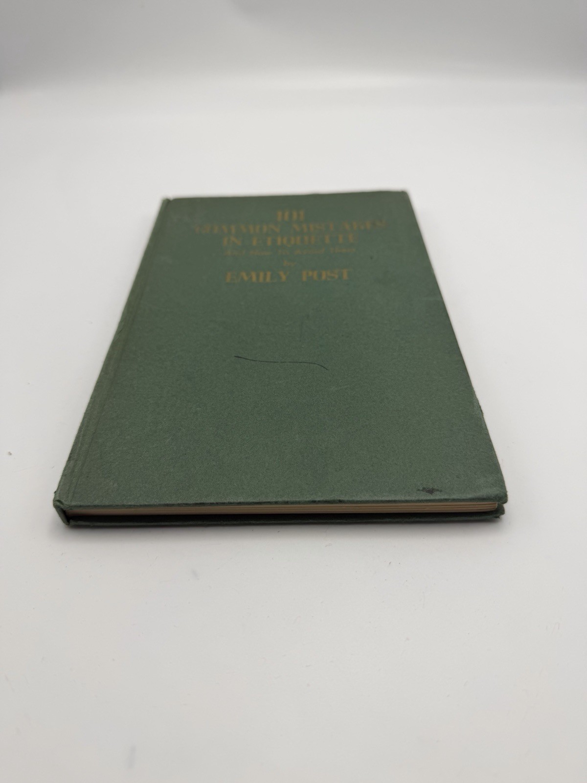 1939 Emily Post 101 Common Mistakes In Etiquette Hardcover A D Steinbach Book