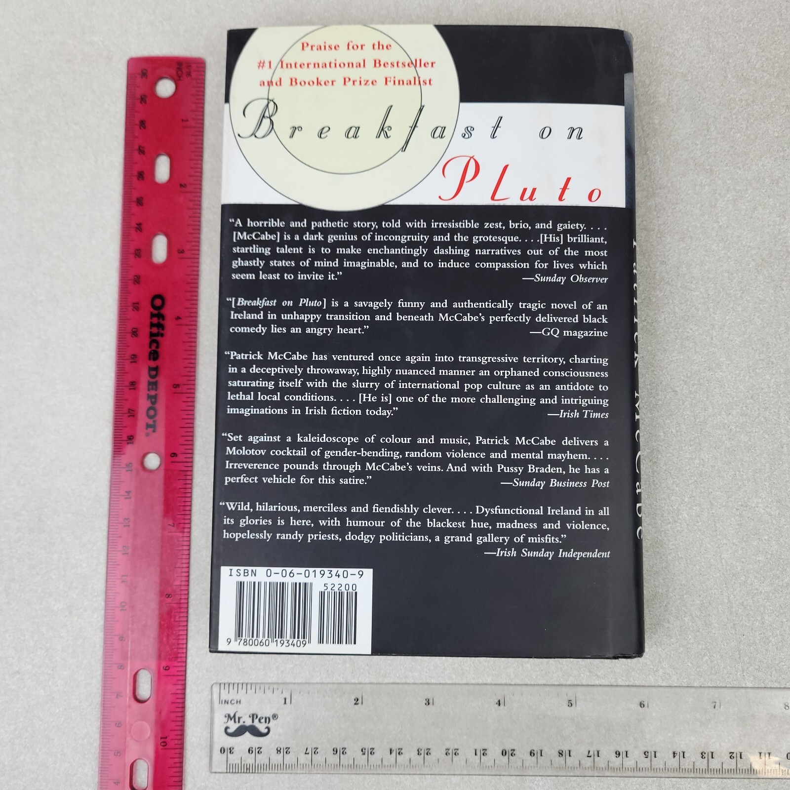 Breakfast on Pluto Patrick McCabe Signed HC 1998 First Edition