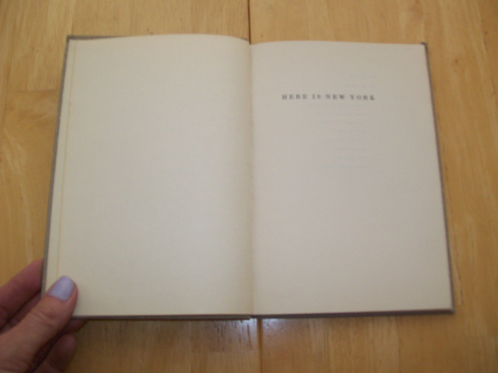 „Here is New York“ by E. B. White 1949 Vintage Hardcover Book 1st Edition