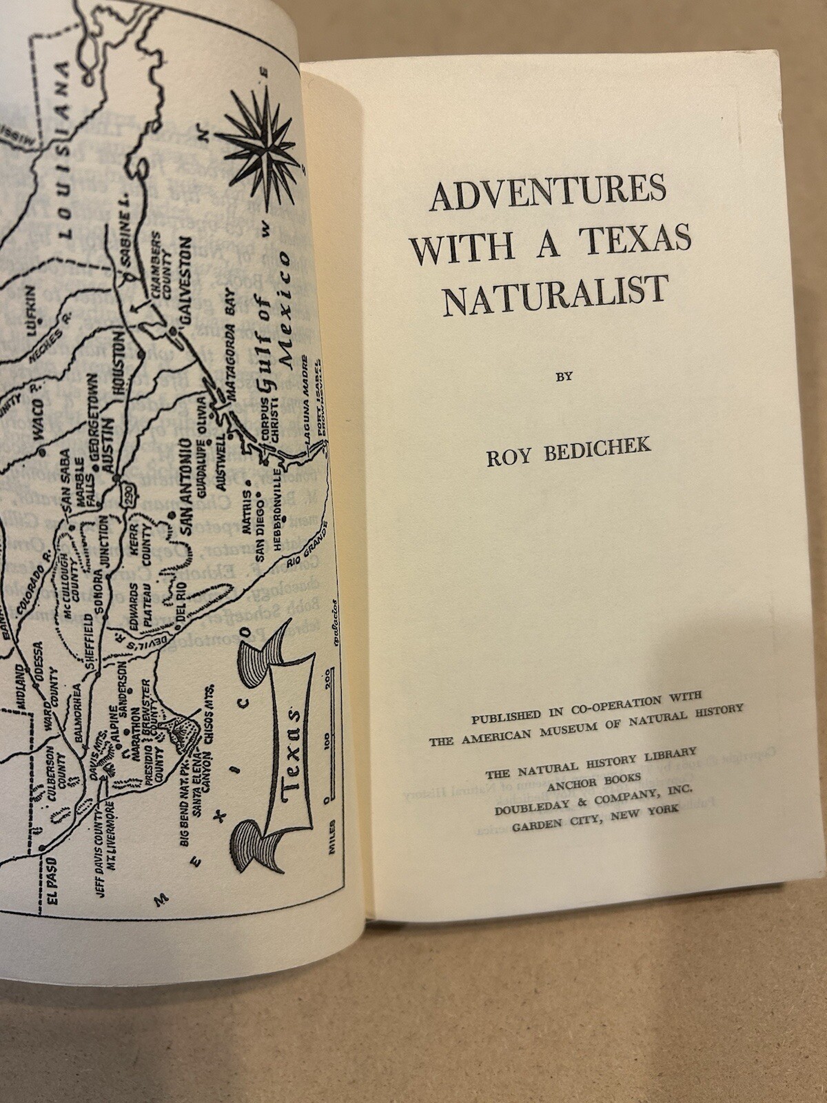 Adventures with a Texas Naturalist By Roy Bedichek – 1961 Great Condition Vtg