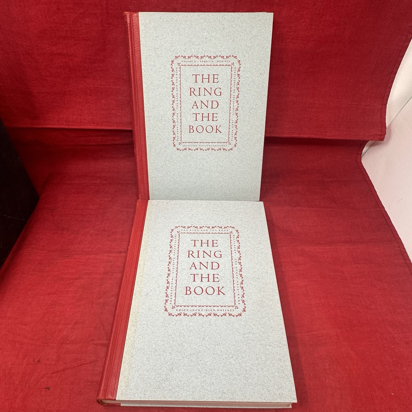 Robert Browning – The Ring and the Book Limited Editions Club 1949 in Slipcase