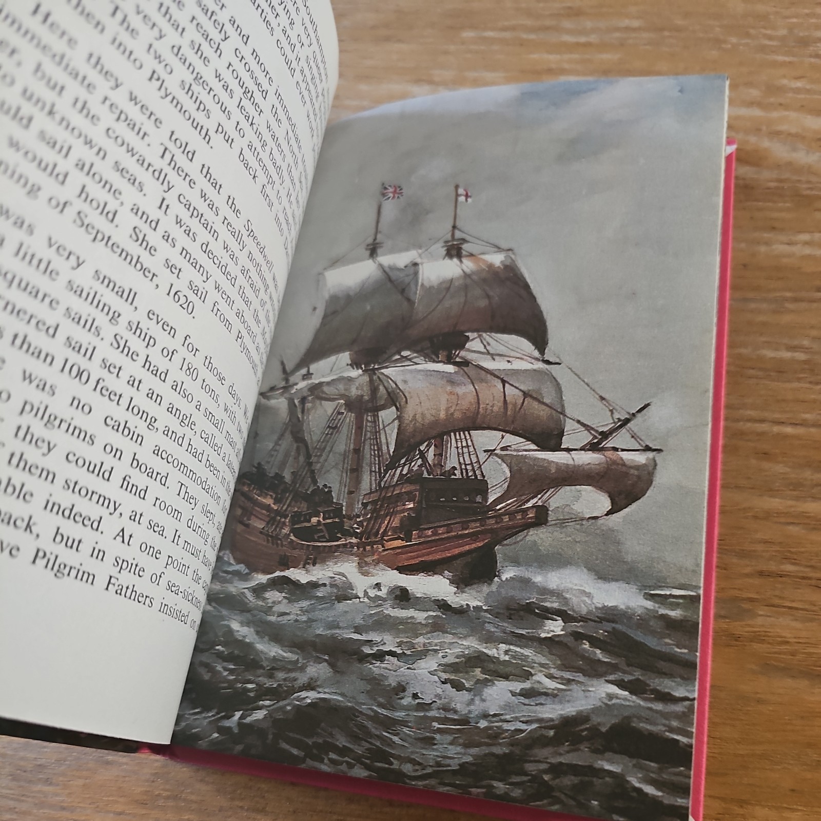Vintage Ladybird Book The Pilgrim Fathers Series 561 L Du Garde Peach Good W