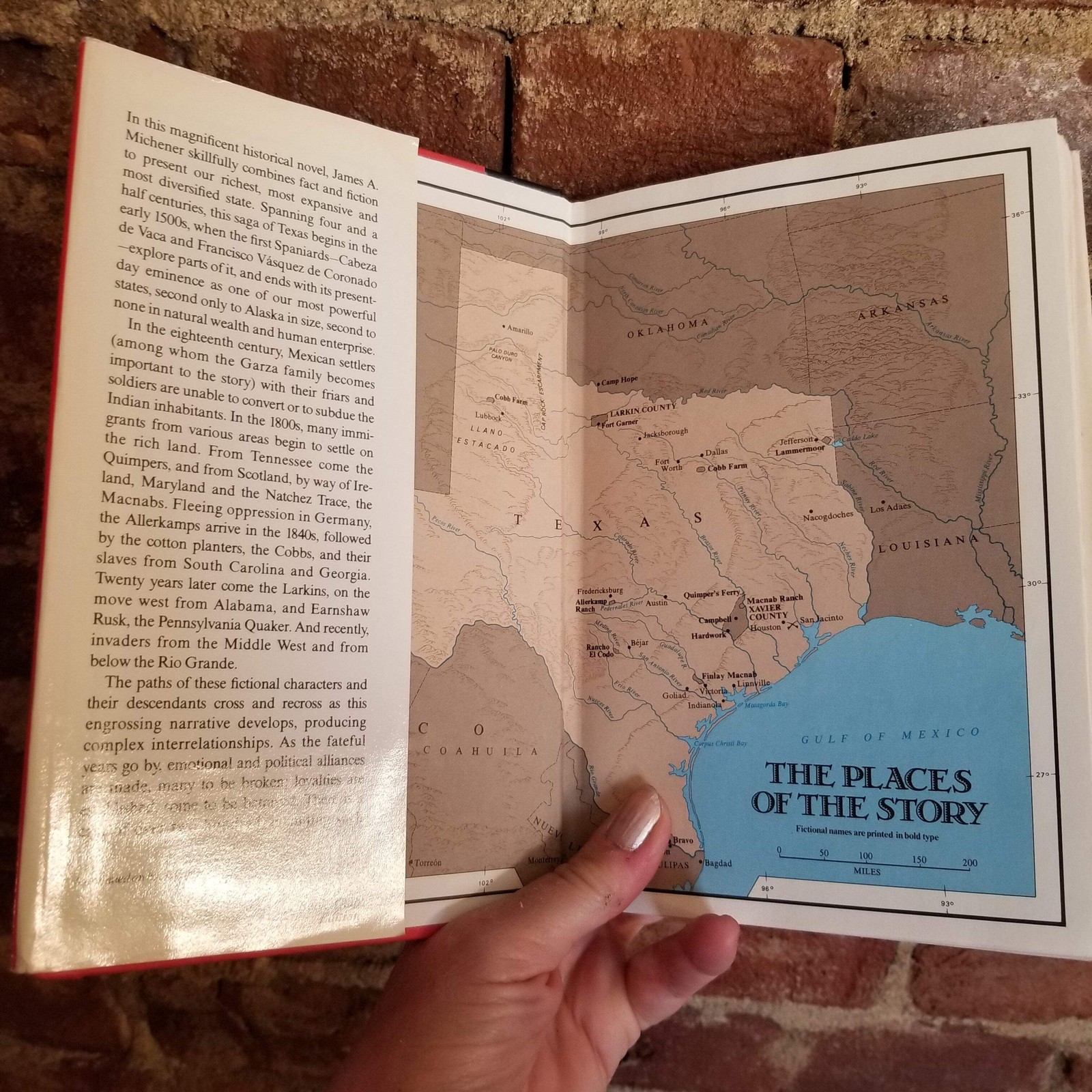 Texas – James A. Michener 1985 Random House Book Club Edition vintage hardback