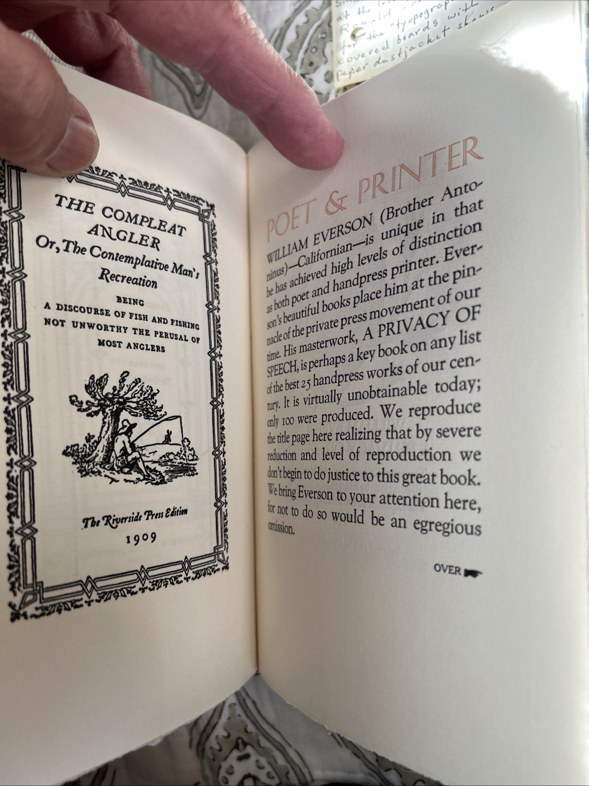 Targ, William. Abacus Now: Footnotes to Indecent Pleasures. Signed, Limited Ed