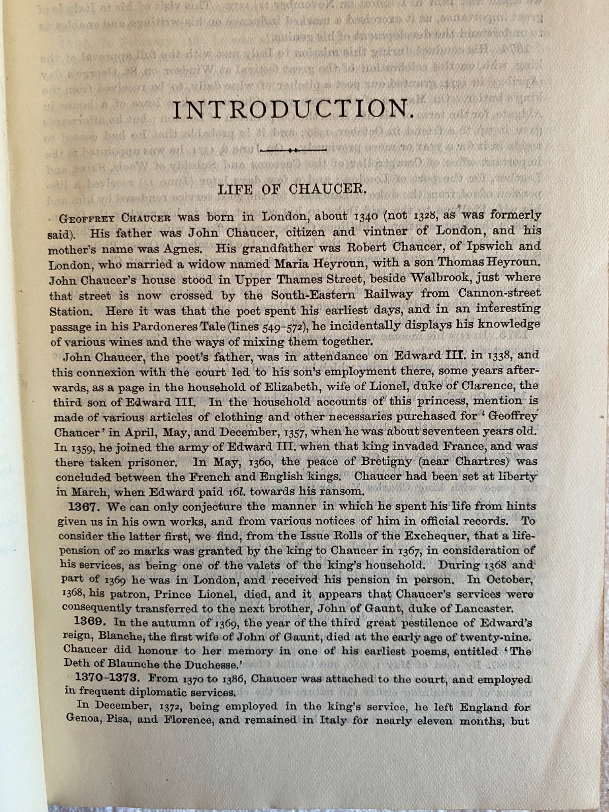 Chaucer’s Works – a complete edition, 1929, Oxford Press