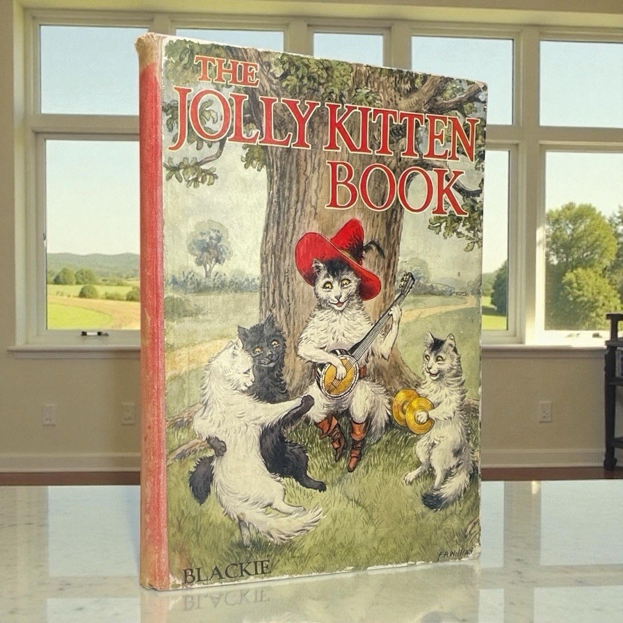 Book Illustrated Kitten Cat The 1st Ed Colour Plates VERY RARE Ballantyne Jolly