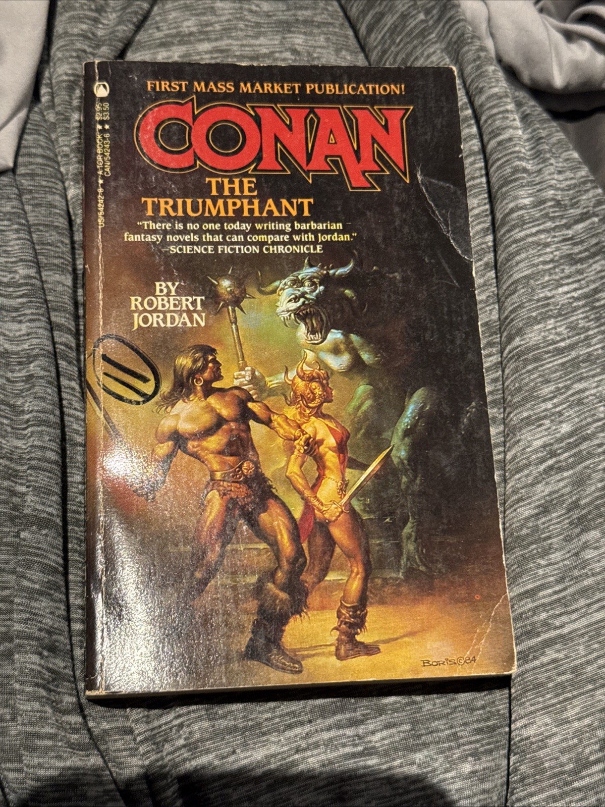 1985 Robert Jordan CONAN THE TRIUMPHANT Vallejo cover