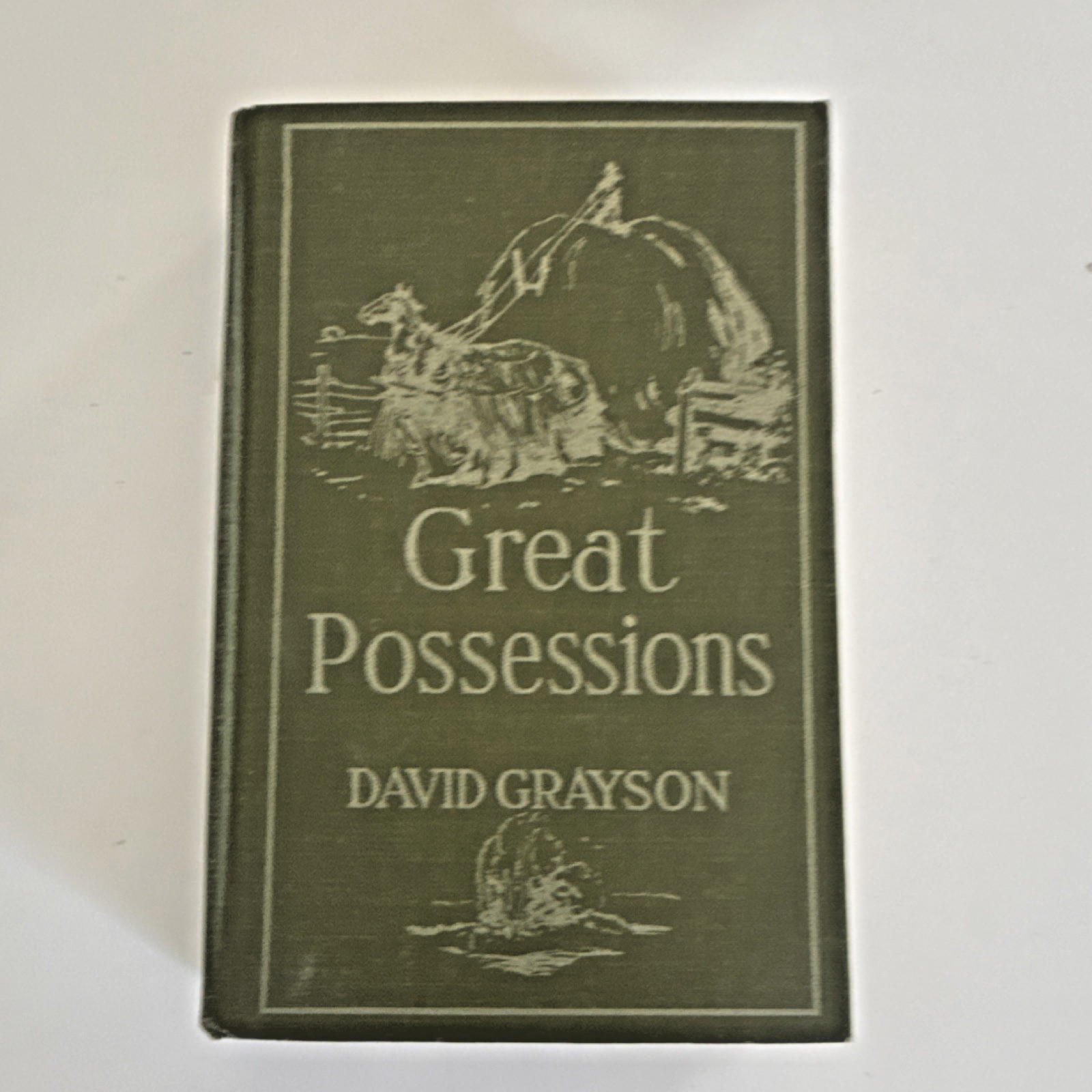 Great Possessions by David Grayson, Doubleday 1920, Thomas Fogarty, Illustrated