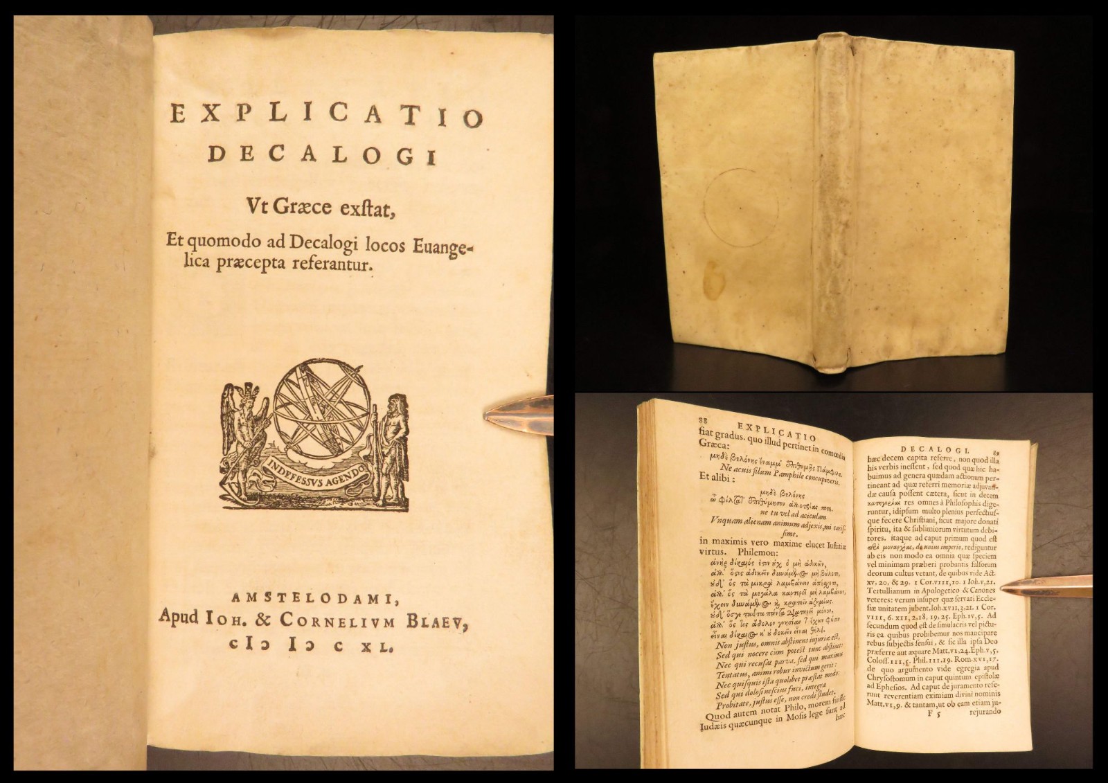 1640 – Ten Commandments Commentary – Hugo Grotius | Dutch Arminianism