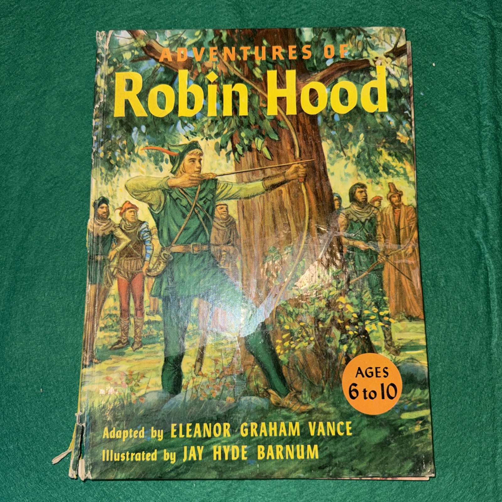Vtg. 1953 Adventures of Robin Hood by Eleanor Graham Vance Childrens Book