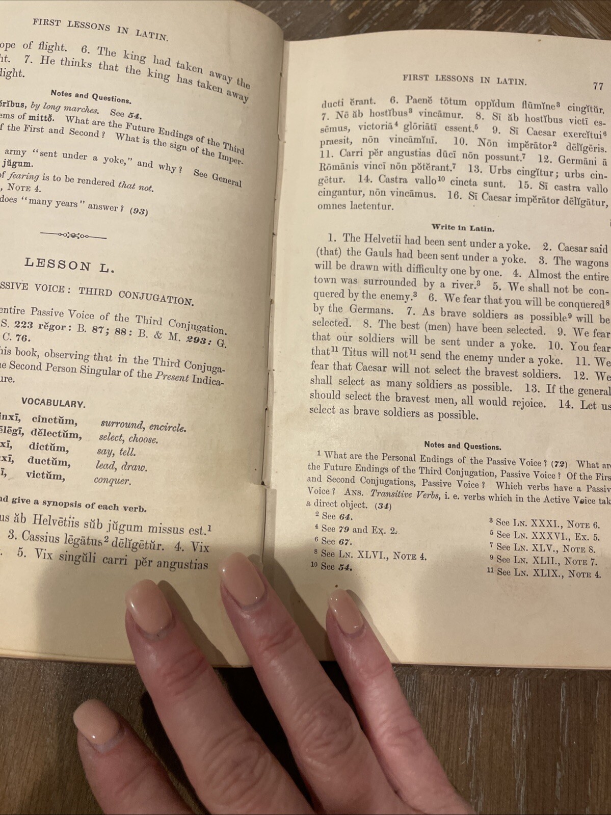 1890 – First Lessons in Latin – by Elisha Jones