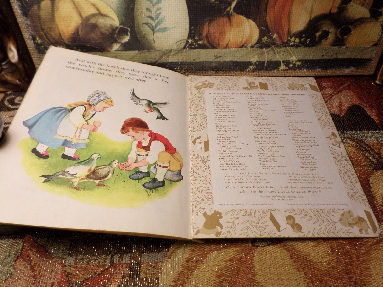 Hansel and Gretel (Little Golden Book) 1981 The Brothers Grimm Hardcover