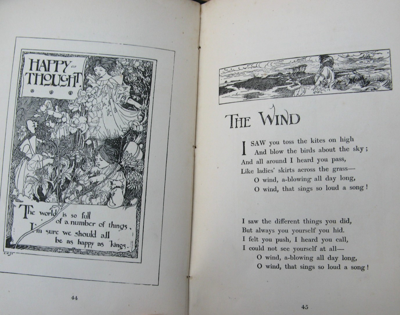 1899 A Child’s Garden Verse- Robert Louis Stevenson Charles Robinson 5th Edition