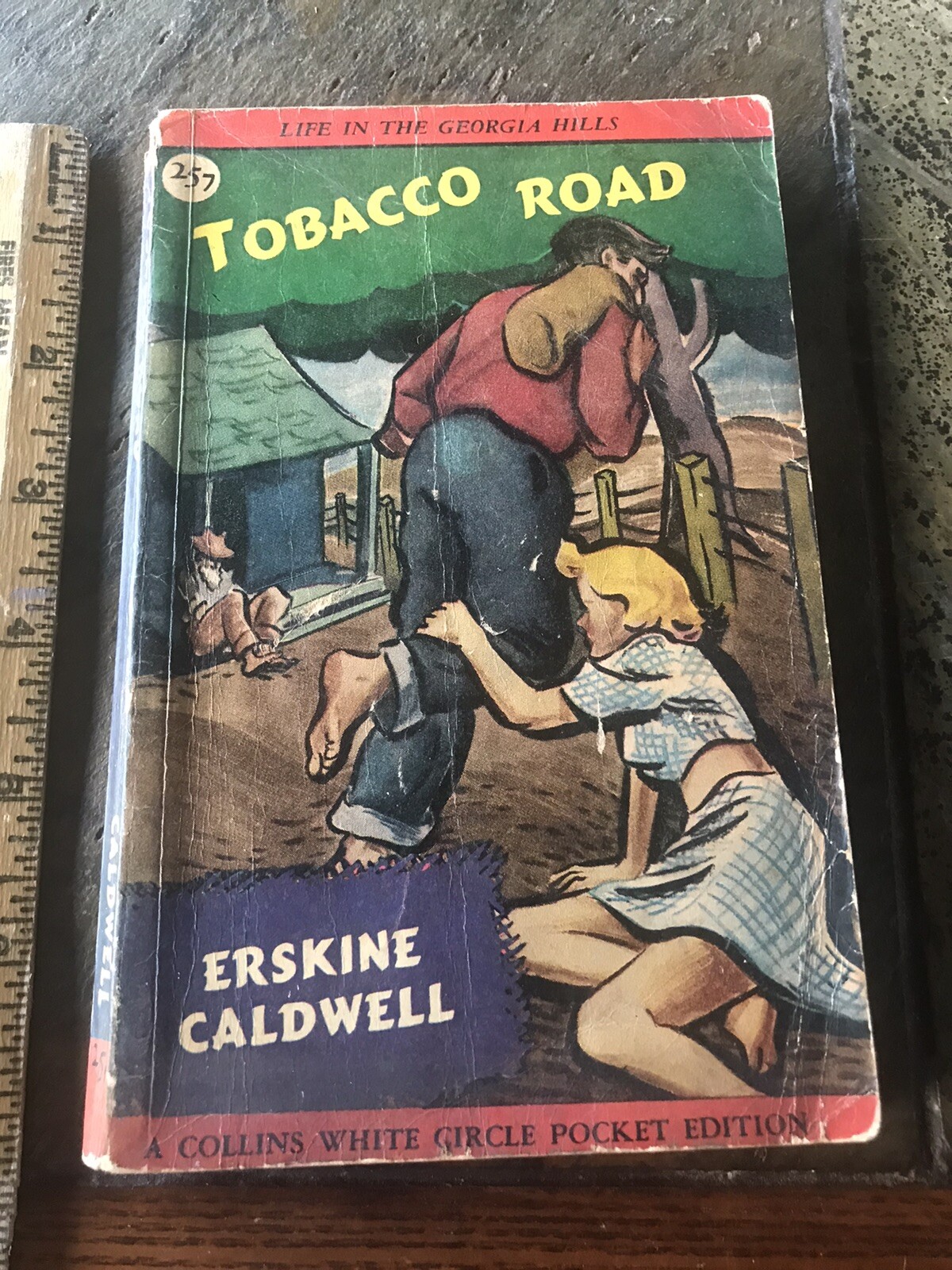 Tobacco Road By Erskine Caldwell White Circle Pocket Ed. Rare 1947