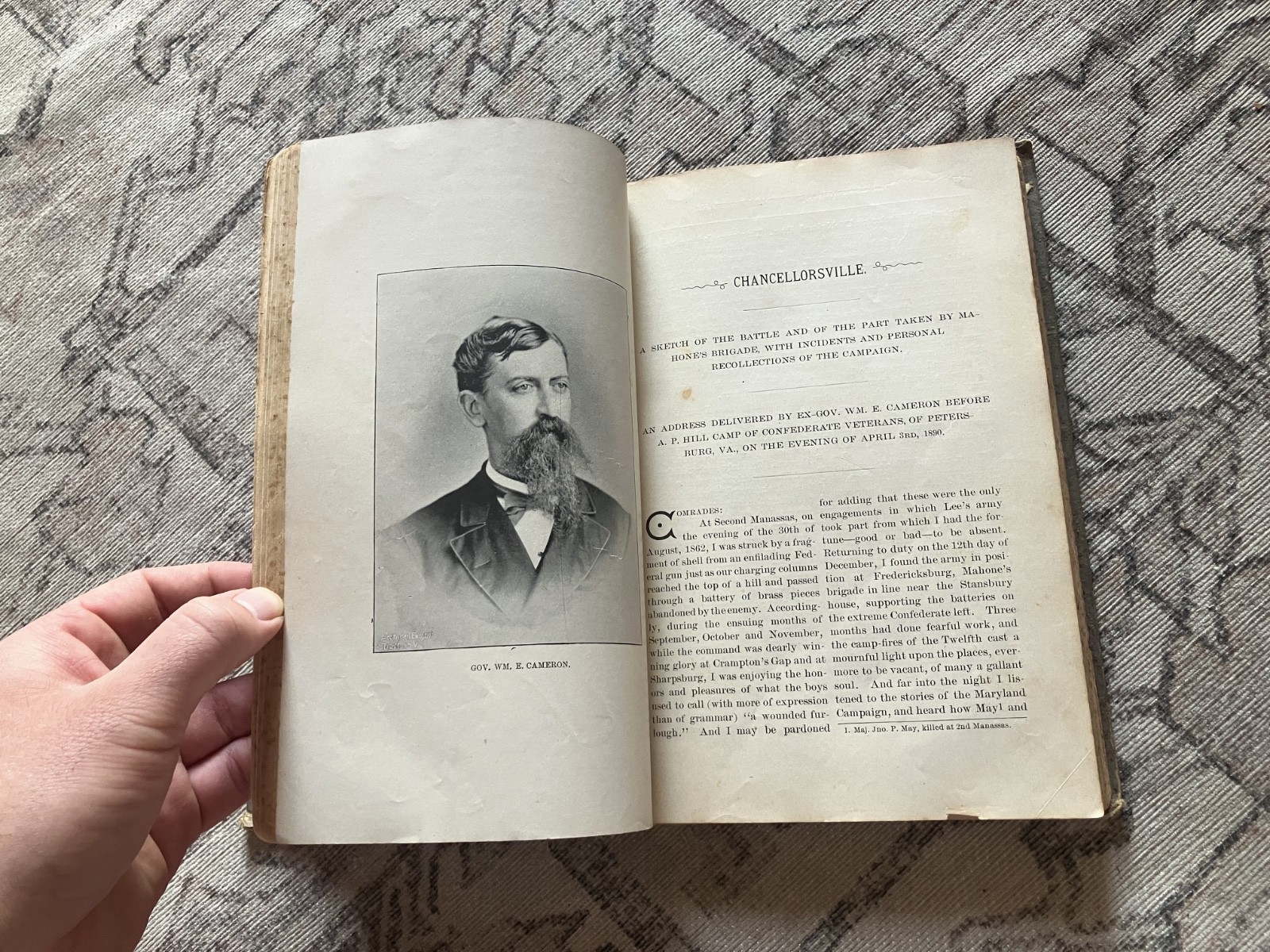 1892 CIVIL WAR Book – WAR TALKS OF CONFEDERATE VETERANS Bernard – 12th Virginia