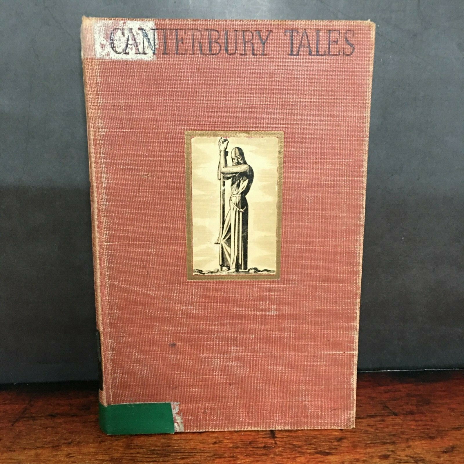 Canterbury Tales Vintage Hardcover Book By Geoffrey Chaucer 1934