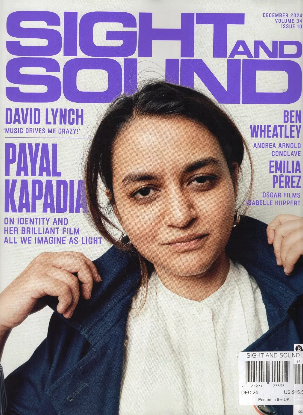 SIGHT AND SOUND MAGAZINE DEC 2024 | DAVID LYNCH | PAYAL KAPADIA