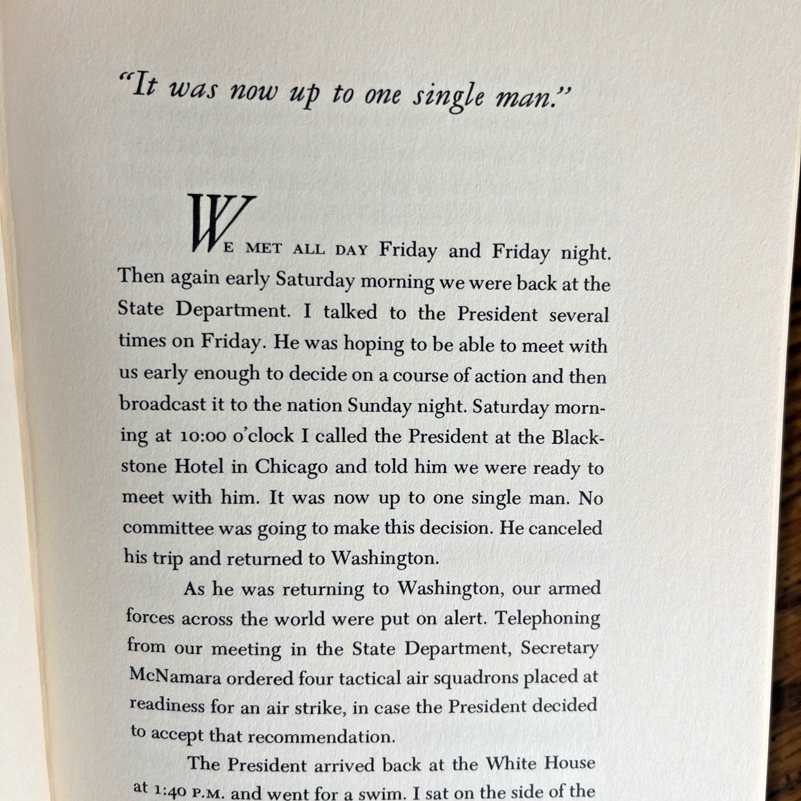 Robert F Kennedy ~ Thirteen Days ~ 1st Edition First Printing ~ 1969