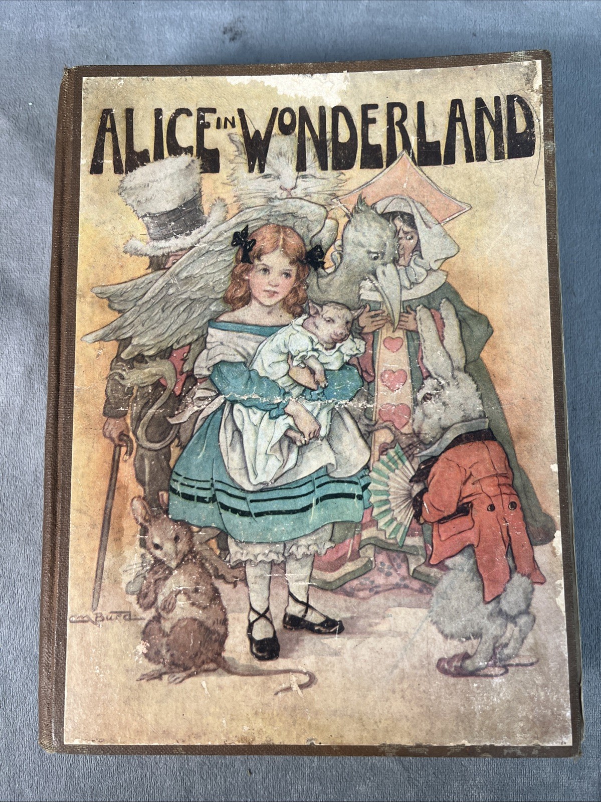Alice In Wonderland by Lewis Carroll Scarce Edition M.A. Donahue HC Fantasy