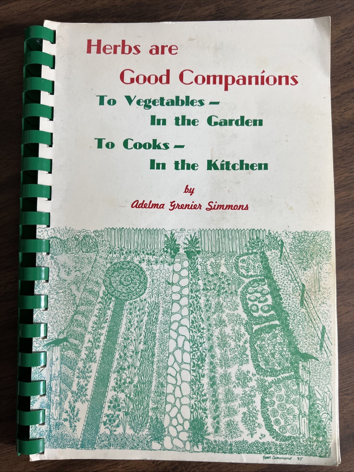SIGNED Herbs are Good Companions Adelma Grenier Simmons Caprilands Farm CT