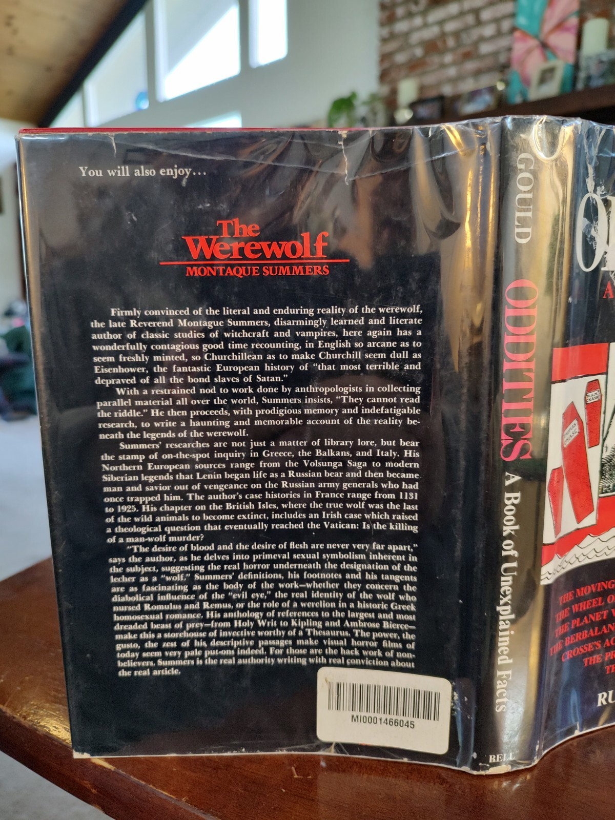 Oddities, Unexplained Facts, 1965 3rd Edition, by Rupert T. Gould, Very Clean!