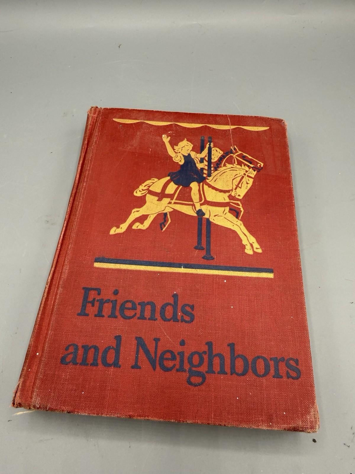 Vintage 1946 Friends and Neighbors Basic Readers Scott Foresman HC School Book