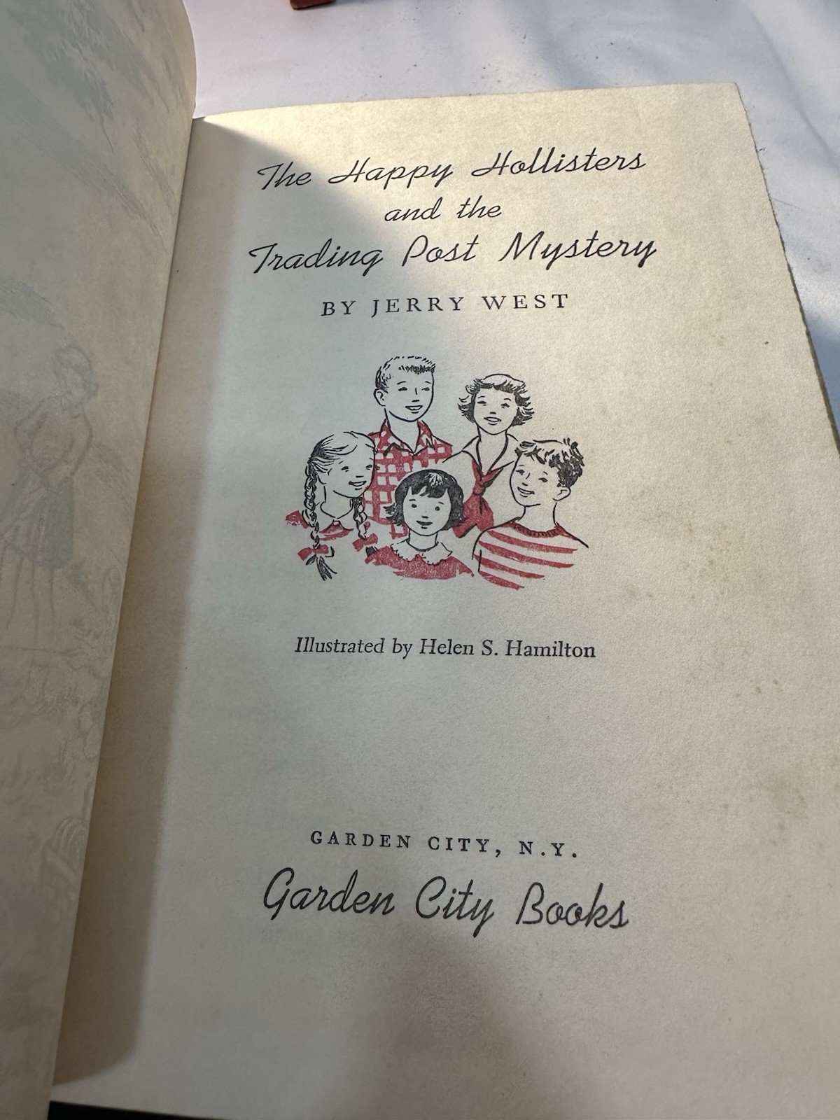 Happy Hollisters Lot 6 Jerry West Books Garden City Set w 1956 First Edition