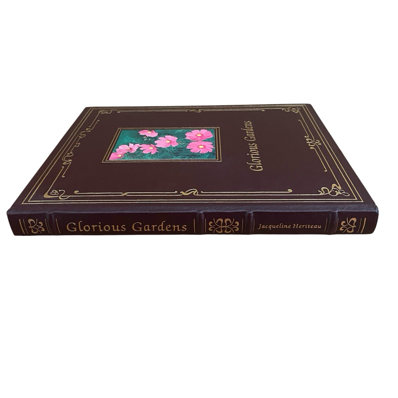„Glorious Gardens“ Roundtable Press Leather Bound HC Jaqueline Heriteau Book