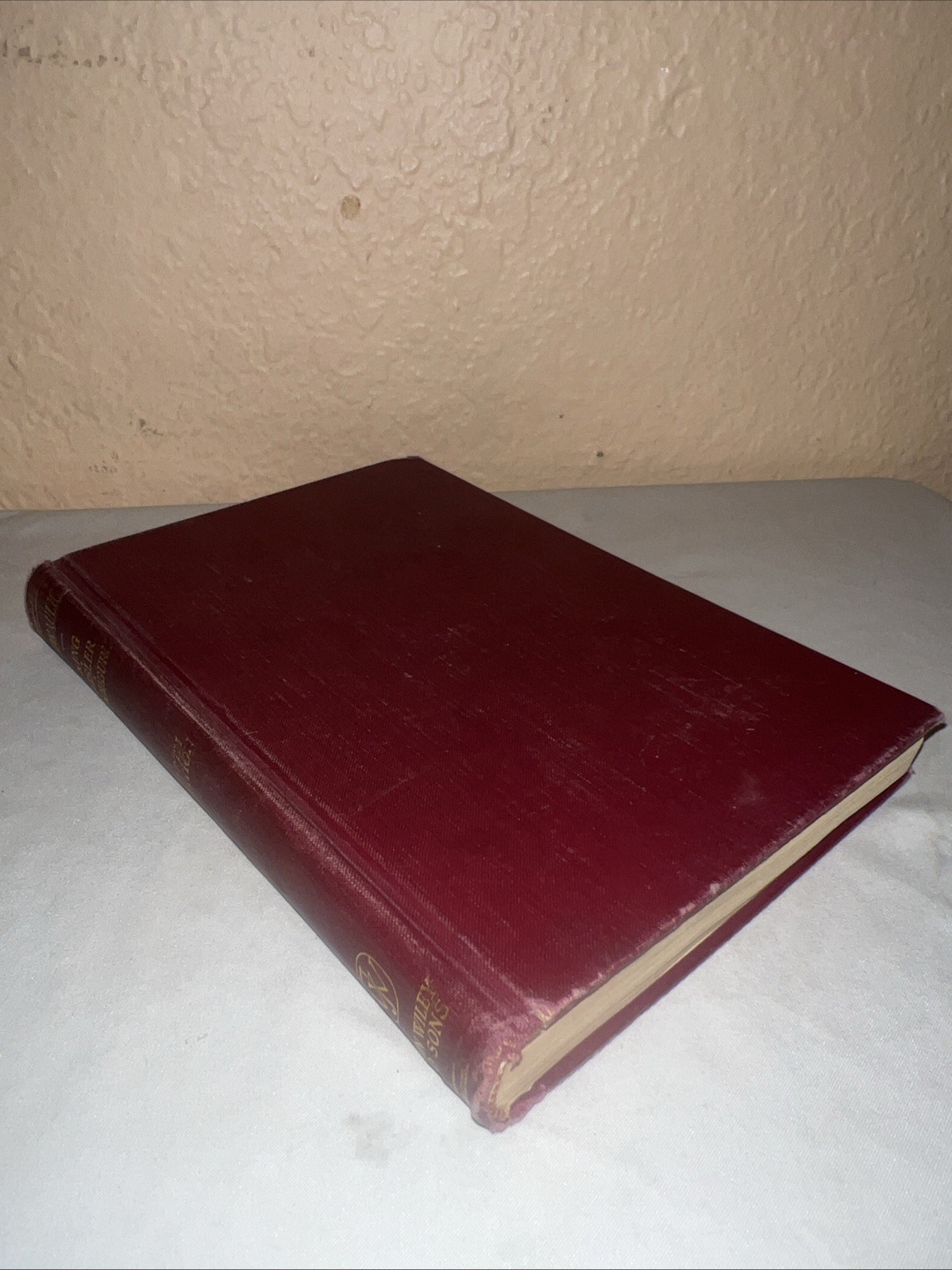 1956 Antique John Wiley & Sons Engineering Book „Hydraulics“ Fifth Edition