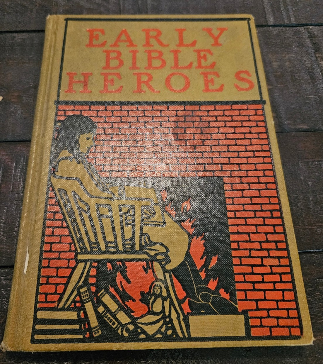 1900 Early Bible Heroes Little Folks Bible Tales HC Fleming Revell Antique Book