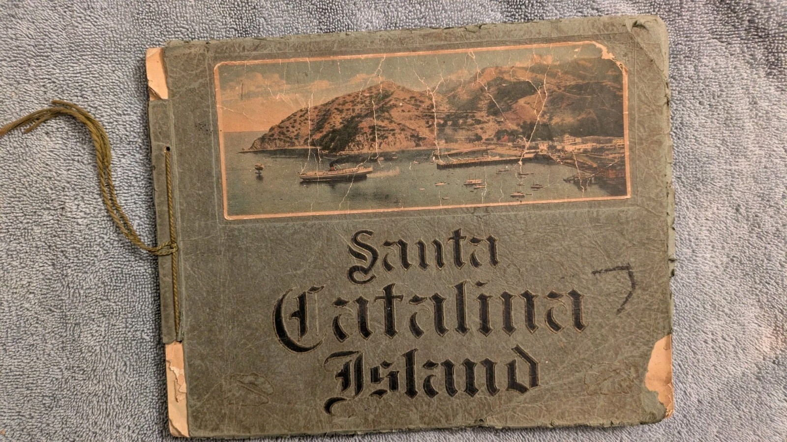 SANTA CATALINA ISLAND California, Curt Teich & Company Vintage c.1920 Ephemera