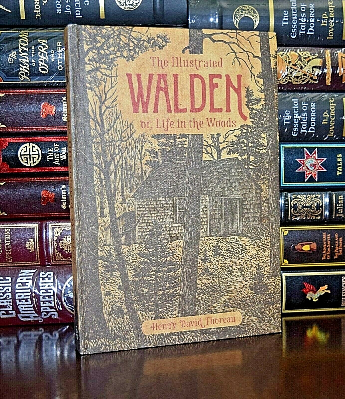 Illustrated Walden Life in the Woods by Henry David Thoreau New Deluxe Hardcover
